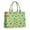Green Dinosaurs Cacti, variant on Large Capacity Tote Bag,Green Dinosaurs Christmas Pattern Handbag Fashion Luxury Tote Bag,15.7"x13"x 5.1" Inches,Laptop Compatible