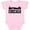 AD-Pink, variant on Chicago Skyline Grunge Boys or Girls Baby Bodysuit