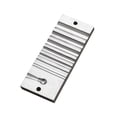 thumbnail image 2 of tredstone Swage Block Metalworking Tool Jewelry Making Block for Bracelet Making Craft Style A Silver Style A, 2 of 6