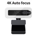 thumbnail image 1 of Caméra Web USB 4K avec Microphone Intégré et Couvercle de Confidentialité, Caméra Plug-and-Play 30FPS pour Bureau/ordinateur Portable, Compatible avec USB 2.0/3.0, Windows/Mac/Linux/Android, Câble de 1,5m pour en Ligne, 1 of 7