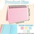 thumbnail image 2 of Index Cards with Ring,200 Sheets Helical Ruled Flashcards,Multicolor Learning Card,Paper Ring Notecards, Note Taking Paper for Office Nursing Household Taking to Do List,4 Colors,Topboutique, 2 of 6