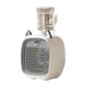 thumbnail image 2 of Mini ventilador de agua acondicionado de escritorio | Enfriador de humidificación por nebulización por pulverización turbo alimentado por USB | Ventilador de mesa portátil recargable silencioso de 3, 2 of 8