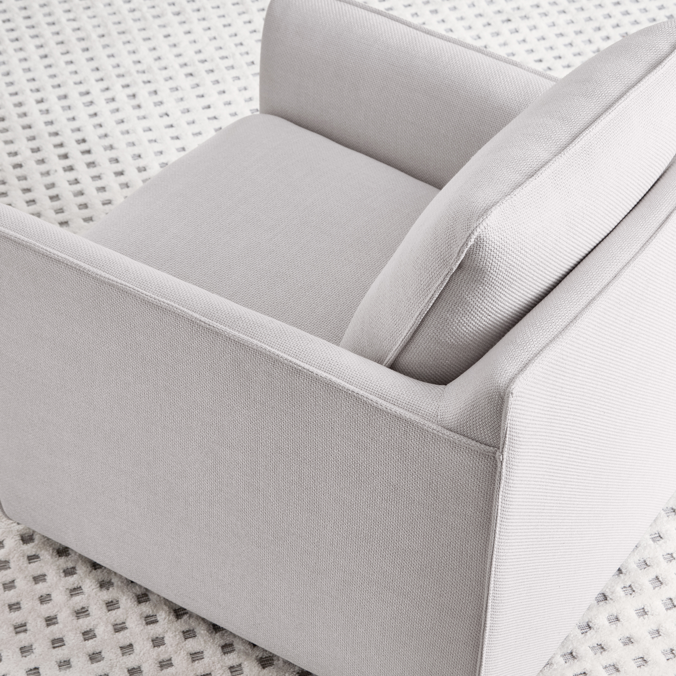 My Texas House Briar Swivel Accent Chair, Gray photo 6