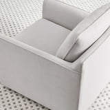 My Texas House Briar Swivel Accent Chair, Cream Linen - Walmart.com