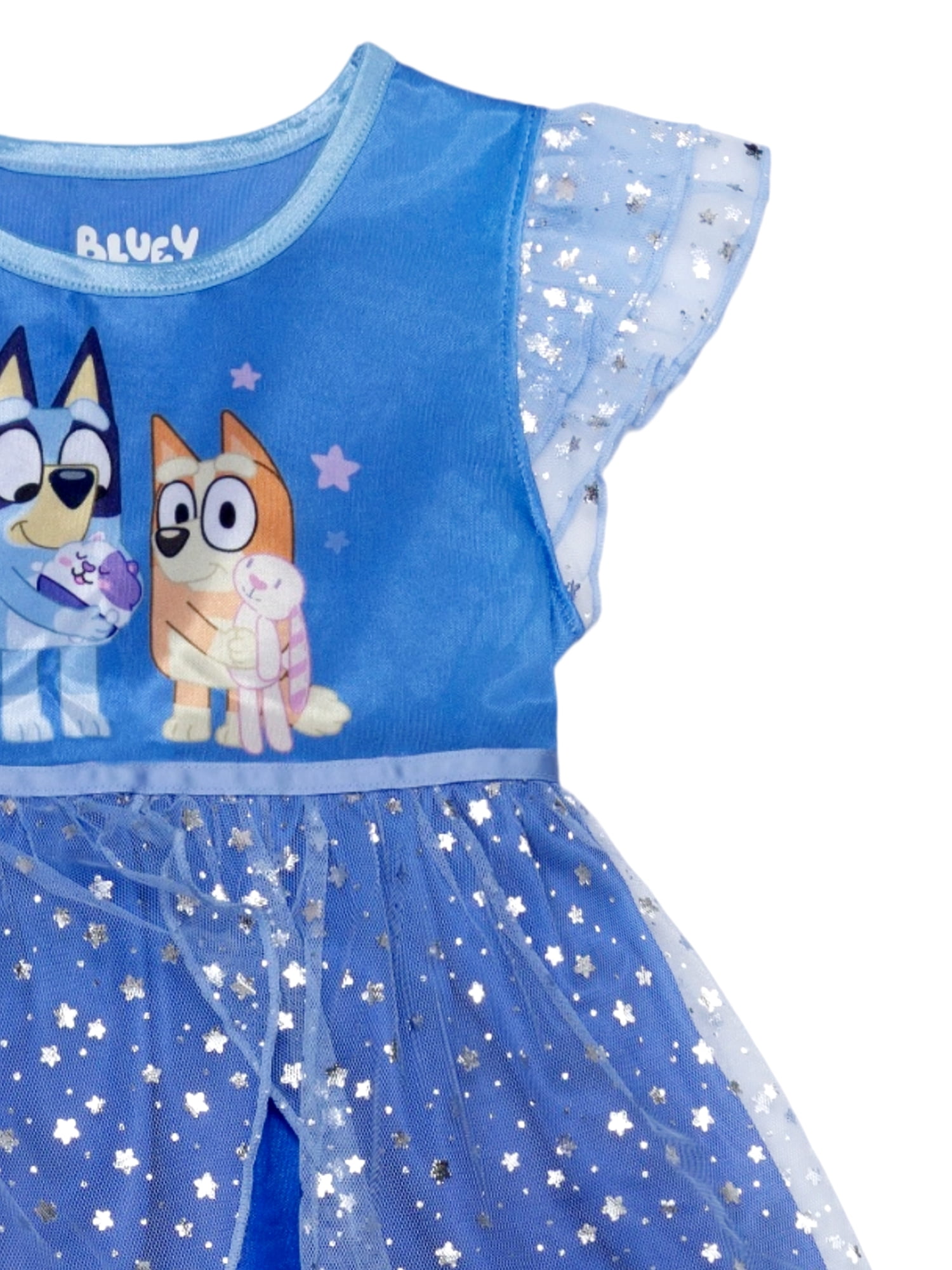 Bluey Girls Fantasy Gown, Sizes 4-12