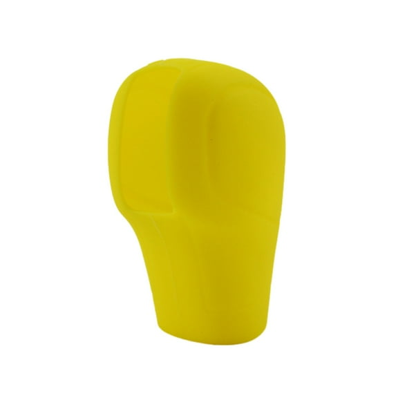 Summer Savings! Outoloxit Car Gear Shifter Knob Cover, Elastic Silicone Car Automatic Shifter Protector Cover, Universal Antl-Slip Auto Knob Gear Stick Protector Vehicle Accessories, Yellow