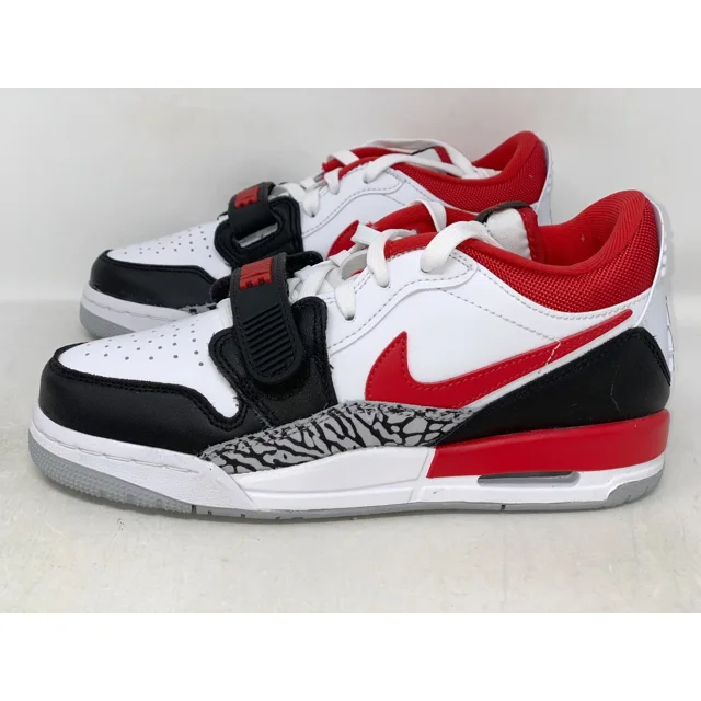 A i r-Jor-dan Legacy 312 Low Fire Red White Sneaker, Size 6.5Y / 8W BNIB CD9054-160