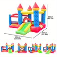 thumbnail image 1 of Exciting Inflatable Castle & Slide Combo for Kids - Doctor Dolphin's Thickened Outdoor Play Equipment, 1 of 4
