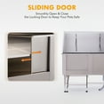 thumbnail image 6 of CO-Z  50" Dog Grooming Bath Tub Kit Grooming Tubs for Pets 176lbs Stainless Steel, 6 of 12