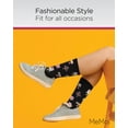 thumbnail image 5 of MeMoi Sweet Treats Cake Bamboo Blend Crew Novelty Socks - Womens - Female, One Size, Black, 5 of 7