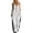 White #45, variant on Womens Jumpsuit Crew Neck Sleeveless Zipper Color Block Rompers Loose Retro Wide Leg Overalls with Pockets Wine S