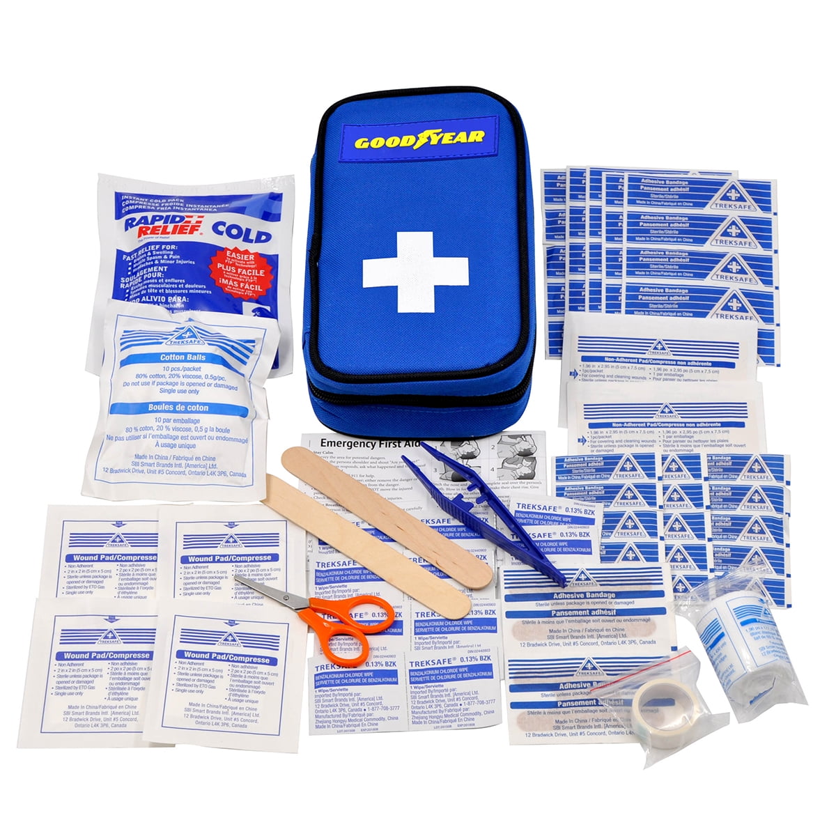 Goodyear Glovebox 77Piece First Aid Kit GY3001 Small Travel Car