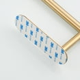 thumbnail image 5 of Canddidliike 13-Inch Self Adhesive Single Towel Bar Toilet Paper Holder for Bathroom Stainless Steel Hardware - Brushed Gold, 5 of 9