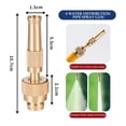 thumbnail image 1 of Connector Kit Brass Fittings Adapter Nozzle for Outdoor Watering, Multicolor, 1 of 8