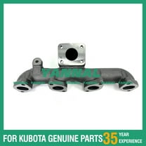New V2607 Exhaust Manifold 1E831-12310 For Kubota Genuine Engine Parts