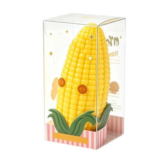 Crunchy Corn Squishies Fidget Toy, Crackling Sound Squeeze Stress Ball, Realistic Corn‑Shaped Sensory Toy, Soft Decompression Toy for Teens Adults Desktop Gift