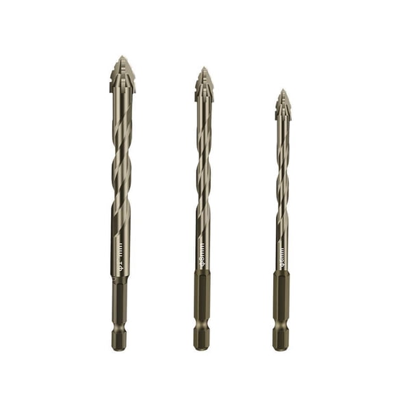 Broca excéntrica de cuatro canales con dientes de sierra Cozy Hoome Broca excéntrica de cuatro filos dentados Juego de brocas multifunción Brocas excéntricas de alta dureza con cabeza sesgada
