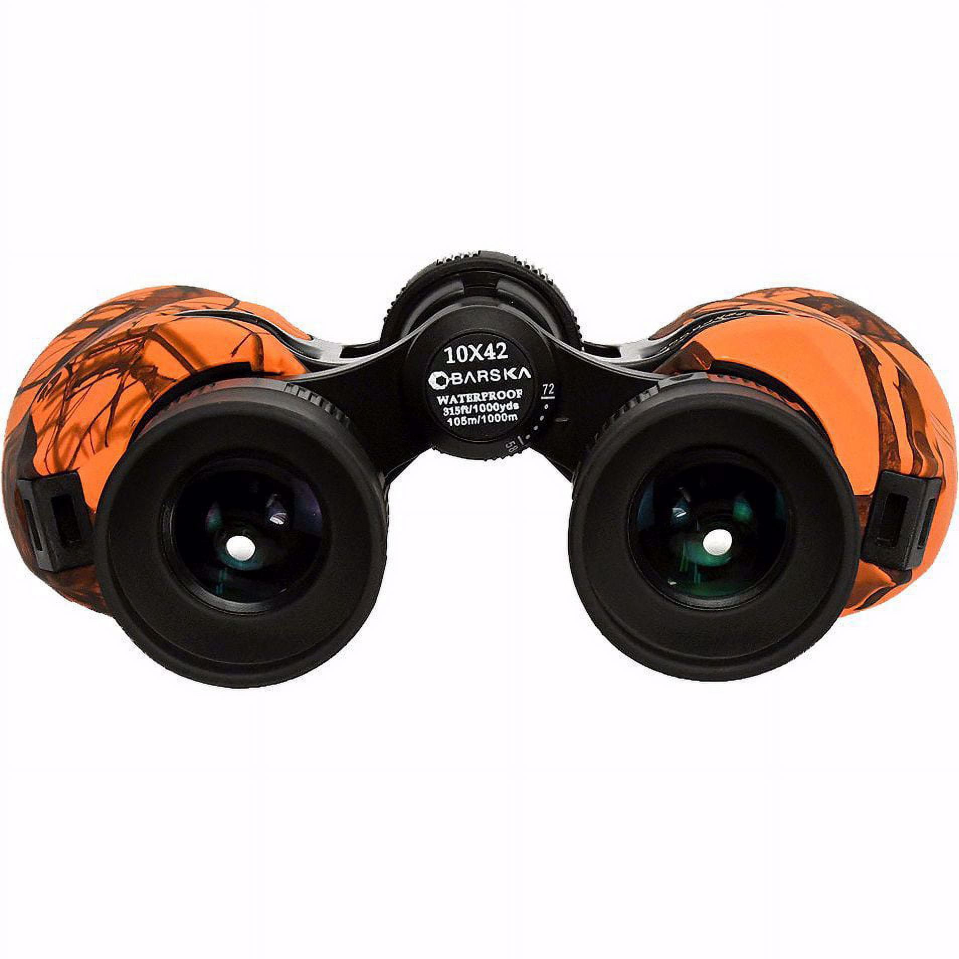 BARSKA 10x42 WP, Crossover, Porro, MOSSY OAK® Blaze®, Bak-4, Fully Multi-Coated