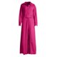 thumbnail image 5 of Vestido liso de mujer con cinturón, manga larga y escote en V profundo, poliéster y spandex, estilo informal y elegante, tallas S-XXXL, 5 of 5