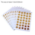 thumbnail image 4 of MANGWANG 10 Sheets 350Pcs Children Golden Five Pointed Star Stickers Self Adhesive Labels Decor Eg18, 4 of 6