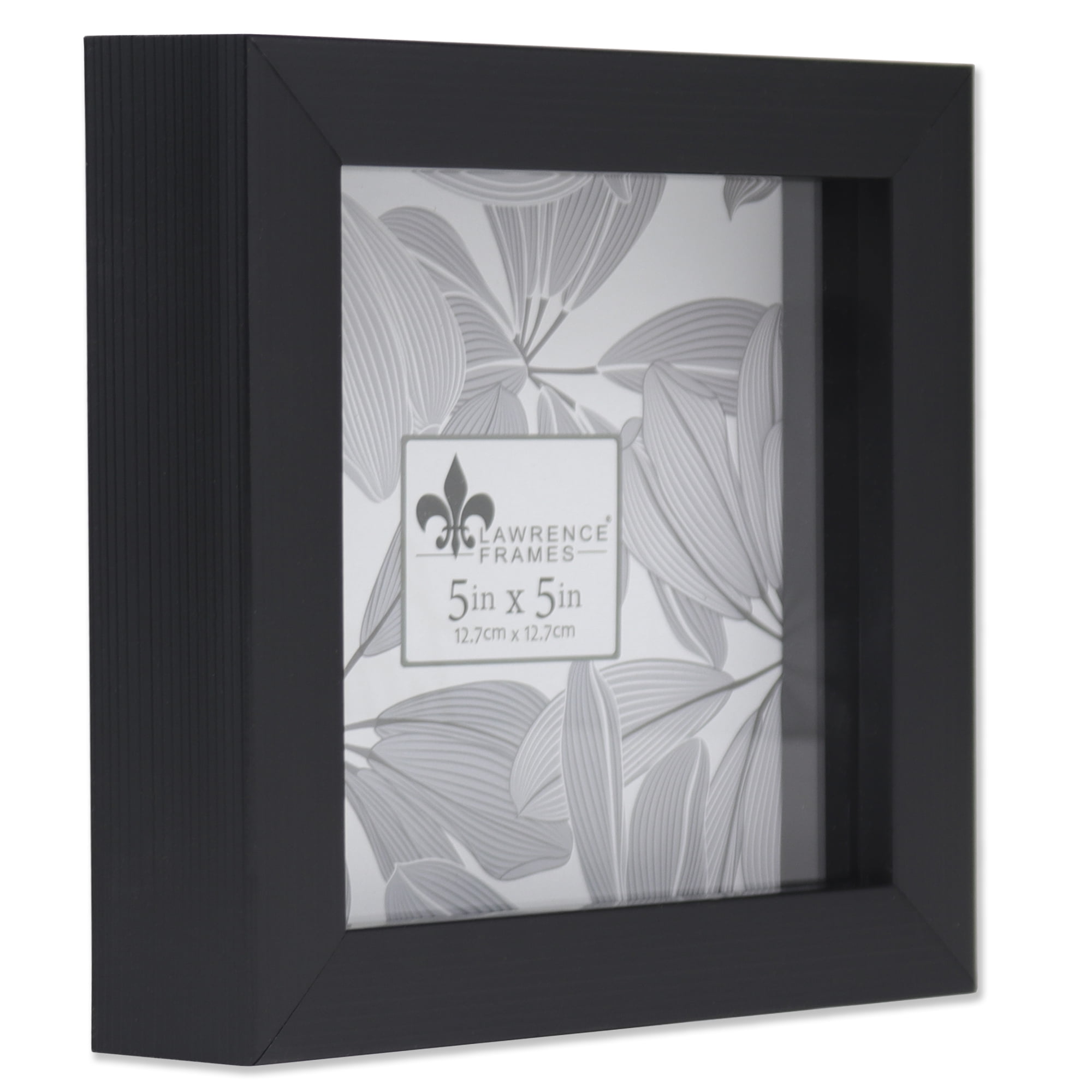 Shadow Box Frame 5x7 Black Wedding Decor New Modern 