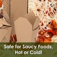 thumbnail image 2 of Microwavable Brown Chinese 8 oz Take Out Boxes. 50 Pack by Avant Grub. Stackable Pails Are Recyclable. Ideal Leak And Grease Resistant Pint Size To Go Container For Restaurants and Food Service., 2 of 3