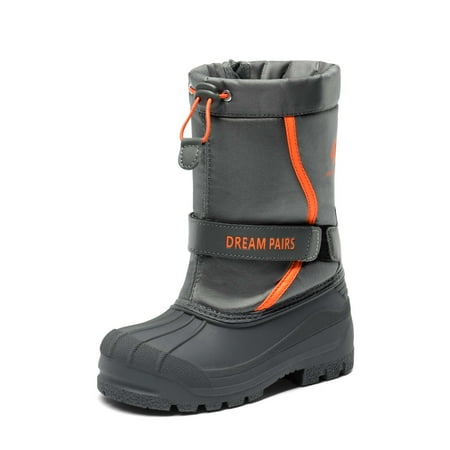

Dream Pairs Little Kid Kamick Grey Mid Calf Waterproof Winter Snow Boots Size 11 M US Little Kid