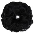thumbnail image 2 of Women Synthetic Pony Tail Hair Extension Bun Big Wave Curls Hairpiece Wrap Scrunchie Chignon, 2 of 8