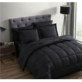 thumbnail image 4 of The Nesting Company Maple Dobby Stripe Bed in a Bag Bedding Set 8 Piece Comforter Set and Sheet Set Set, 4 of 7