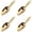 H*4, variant on Gooowood 4pc Stainless Multi Purpose Free Ice/Grain//Candy/Coffee Spoon Assorted Colors (Rainbow/Black/Gold/Rose Gold/Silver) Tableware Kitchenware