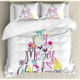 thumbnail image 3 of Ambesonne Christmas Duvet Cover Set, 3 of 3