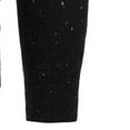 thumbnail image 4 of Mens Base Sweaters Buttons Fitted Plain Pullover Long Sleeve Fall Winter Tops Soft Cotton Knitwear Clothes for Men (2XL, Black), 4 of 6