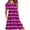 Purple A, variant on Zpanxa Women's Short Sleeve Off Shoulder Dress with Double Pockets Tiered Knee Length Casual Dress