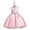 Pink, variant on EGNMCR Evening Gowns for Women, Formal Dresses for Women, Women's Cocktail Dresses Toddler Girls Solid Color Pearl Embroidery Bowknot Birthday Party Flowers Gown Kids Dresses Girl Dress