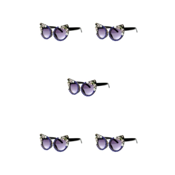 Qarigey Gafas de sol de amplia aplicación, ligeras y portátiles, para cualquier ocasión, regalos, gafas de sol vintage, color azul Type2 NO2