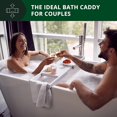 thumbnail image 3 of Premium Bathtub Tray - Expandable Bath Tray for Tub - Luxury Bathtub & Bathroom Accessories, 3 of 10