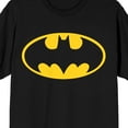 thumbnail image 3 of Batman Emblem Classic Bat Logo 2-Pack Men's Black T-Shirt Drawstring Shorts Set-Medium, 3 of 7