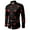 Black, variant on JHHLSF Men's Valentine's Day Slim British Style Work Fashion Daily Long Sleeved Shirt Black,L