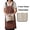 Brown, variant on HonorHut Kitchen Apron with Towel Pocket Waterproof Striped Bib Apron Unisex Chef Pinafore with 2 Large Pockets Blue