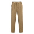 thumbnail image 4 of Akiihool Match Cargo Pants Men's Yoga Athletic Pants Casual Jersey Pants for Men Coffee,L, 4 of 4