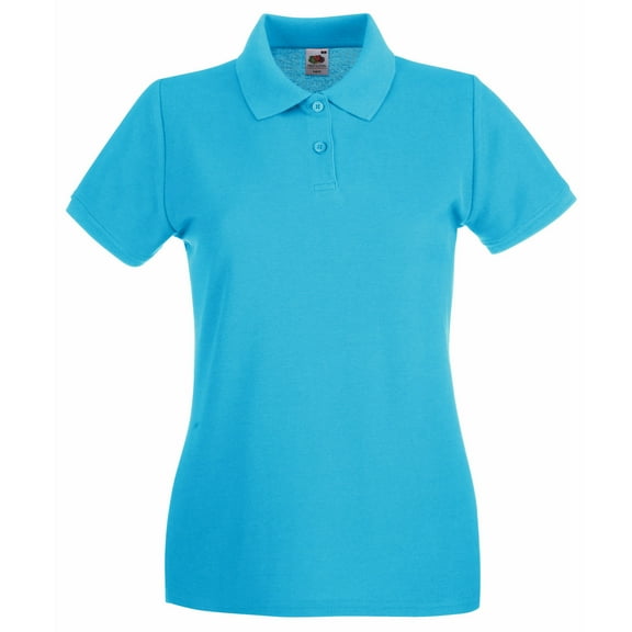 Fruit of the Loom Womens Premium Fitted Short-Sleeved Polo Shirt