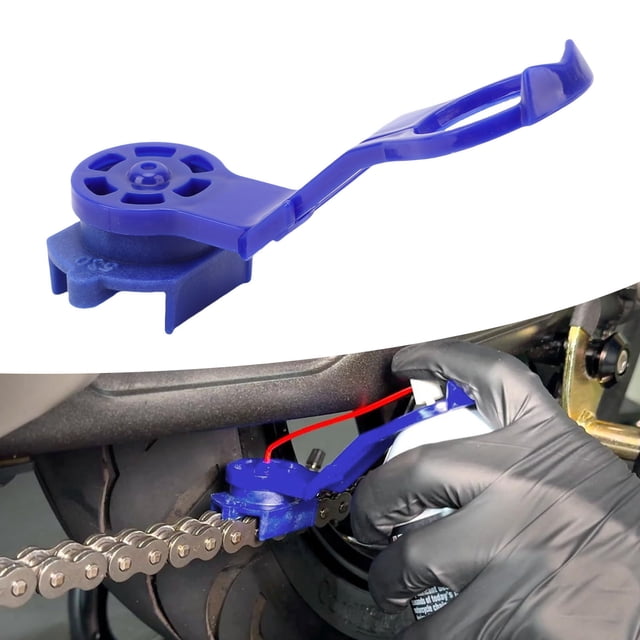 Chain Lube Applicator Tool Chain Oiler Tool Efficient Precise Lubrication with Rotating Dispenser for Chain Guards Low Swing Arms