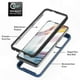 thumbnail image 5 of Shockproof Rugged Case with Built-in Screen Protector for Moto G60, Transparent Black Design, 5 of 5