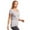 Heather Grey, variant on Women's Classic Fit Cotton V-Neck T-Shirt, 2 Pack L, White