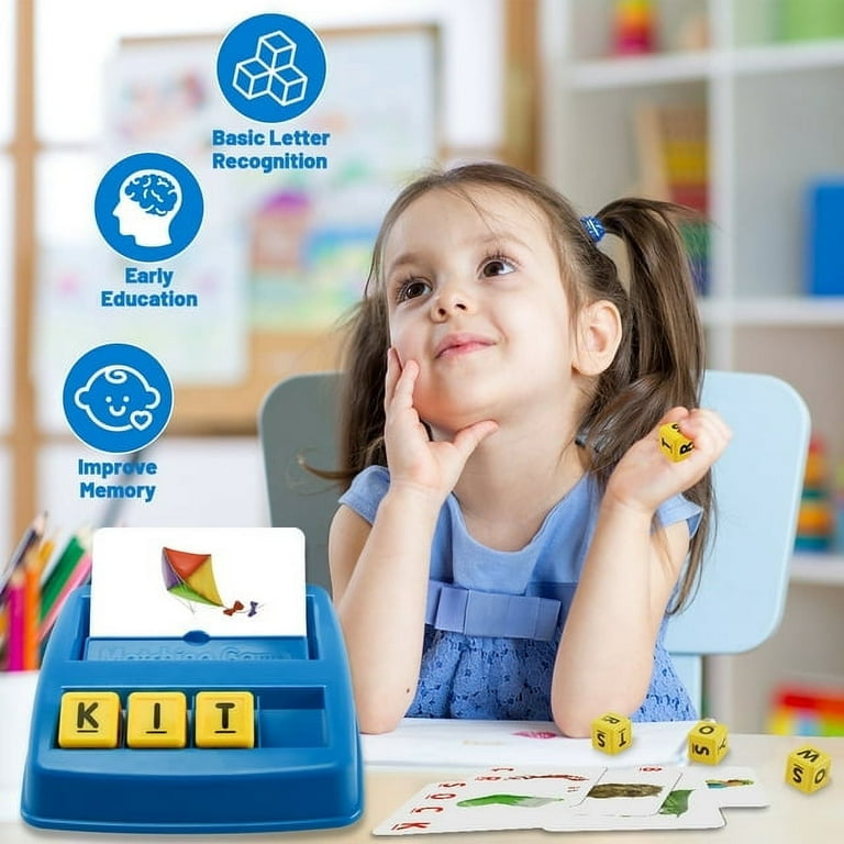 Matching Letter Toy Learning Educational Toy for 3 4 5 6 Years Old Boys And Girls Preschool Learning Activities for Kids Blue Walmart