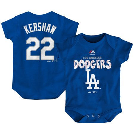 Dover Blanket - Clayton Kershaw Los Angeles Dodgers Majestic Newborn & Infant Stitched Player Name & Number Bodysuit - Royal