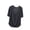 Z55 Dark Gray, variant on Womens Low Back Scoop Neck T-Shirt Short Sleeve Loose Fit Casual Tee Soft Lightweight Comfortable Summer Tops Pink,L