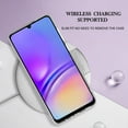 thumbnail image 7 of Designed for Samsung Galaxy A05 Marble Case, Ultra Thin Girls Women Plating Marble Designed Flexible Soft TPU IMD Marble Protective Case Cover for Samsung Galaxy A05 - Purple, 7 of 7