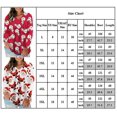 thumbnail image 1 of Camiseta con estampado navide?o novedoso para mujer, blusa navide?a, camiseta, Top LingWen 1327533353120, 1 of 1