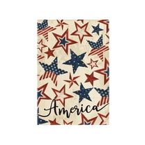 Patriotic Memorial Day Garden Flag 12x18 Inch Double Sided, 4th of July America USA Independence Day Welcome Small Yard Flag, Summer Holiday Seasonal Farmhouse Outdoor Decoration